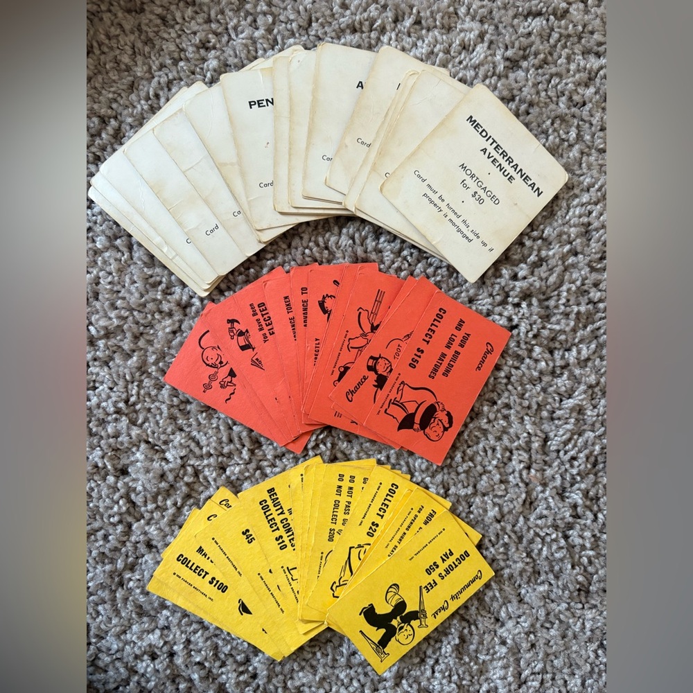1970 Monopoly Board Game - Picture 3 of 10